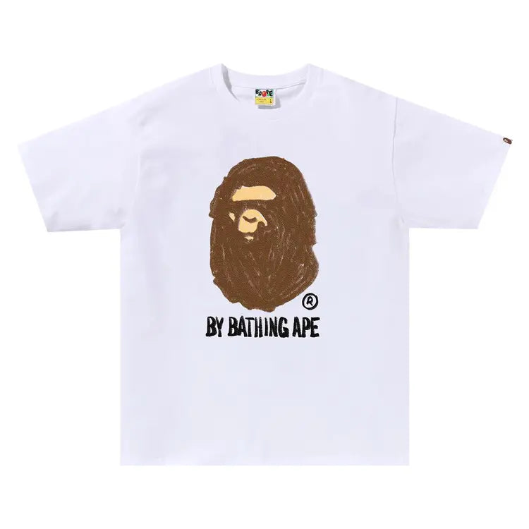 Bape "Hand drawn" White tee