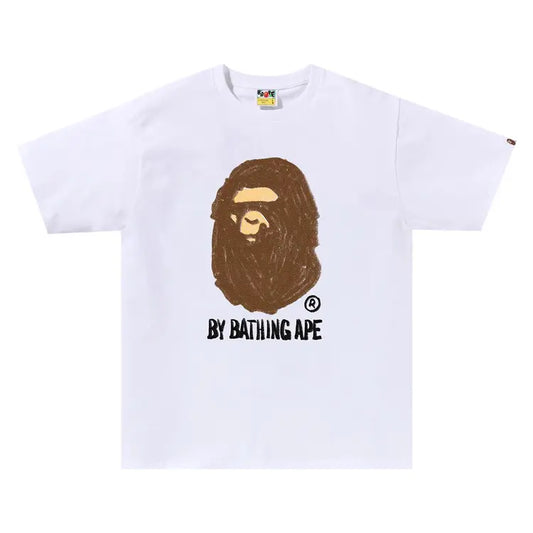 Bape "Hand drawn" White tee