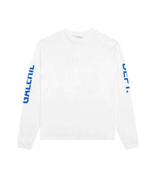 French Gallery Dept long sleeve “white and blue”