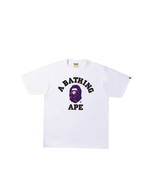 Bape White/Purple Camo T-shirt