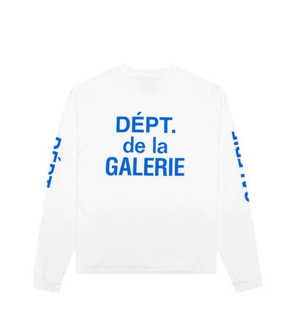 French Gallery Dept long sleeve “white and blue”